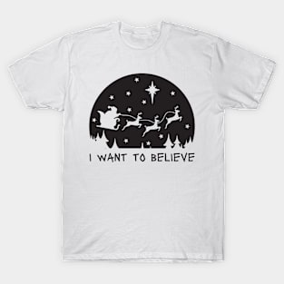 I Want To Believe - black T-Shirt